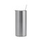 Makerflo 20 oz Thick Stainless Steel Tumbler with Lid & Straw, Craft-Ready for DIY Gifts & Personalization (Epoxy, UV DTF, Vinyl, and Laser Engraving) - Not for Sublimation